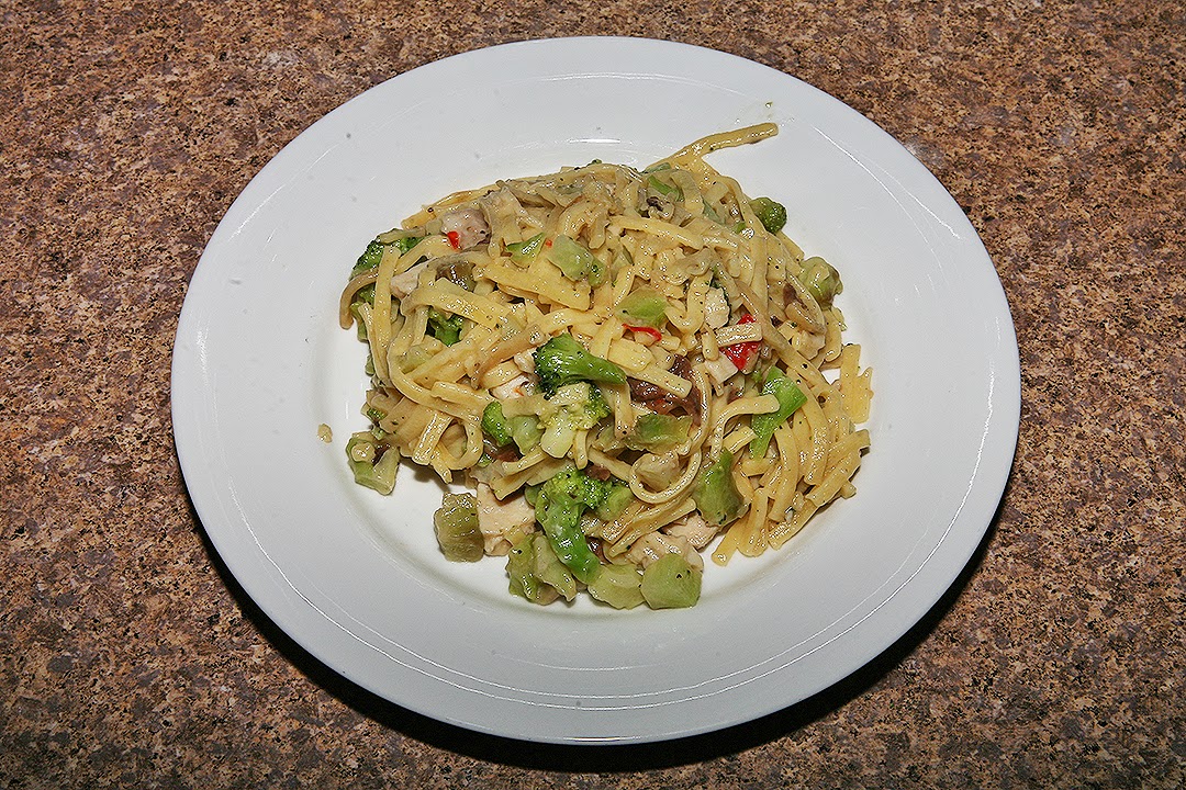 The Shit I Eat Chicken Alfredo in a Frozen Bag by Gourmet Dining