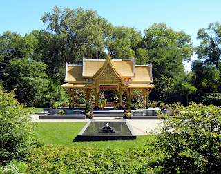 The Thai Pavilion at the Olbrich Botanical Gardens in Madison, Wisconsin The Thai Pavilion at the Olbrich Botanical Gardens in Madison, Wisconsin