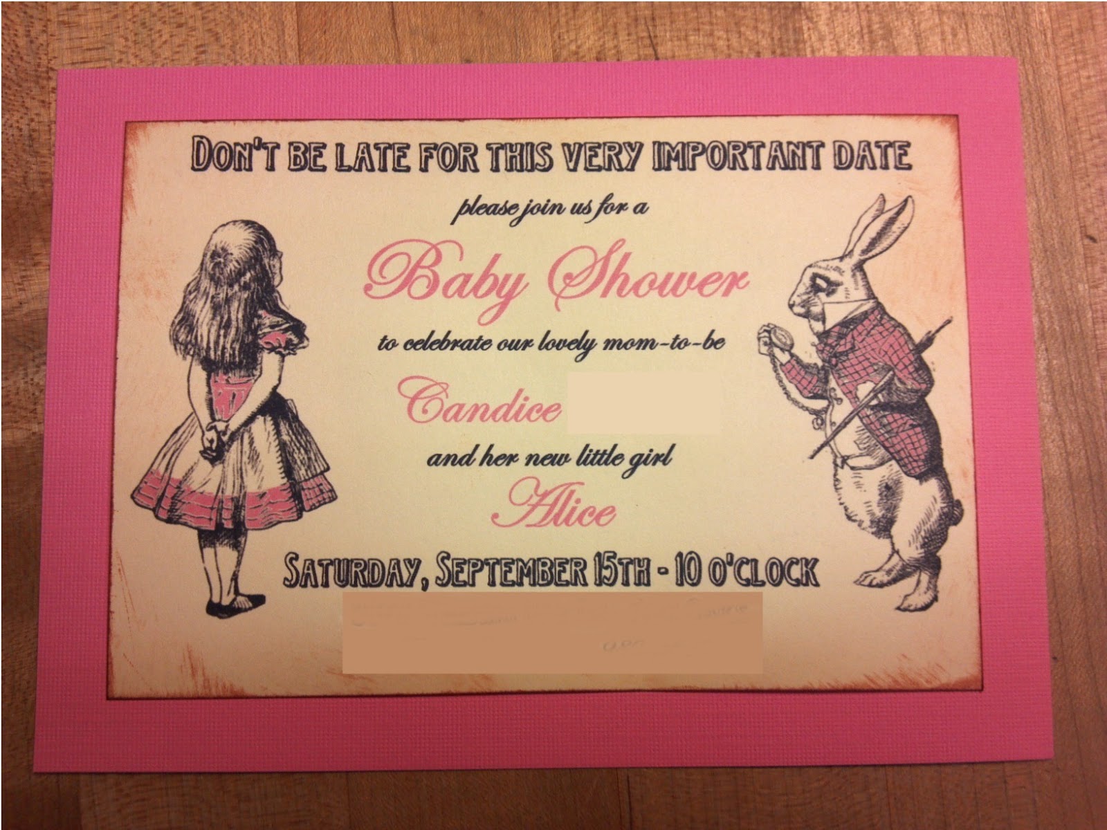 CHOCOLATES FOR BREAKFAST and other Sweet Somethings Alice in