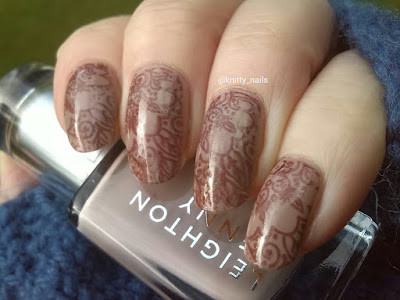 UberChic Beauty UC3-03 and Avon deluxe Chocolate  over Leighton Denny Healthy Glow