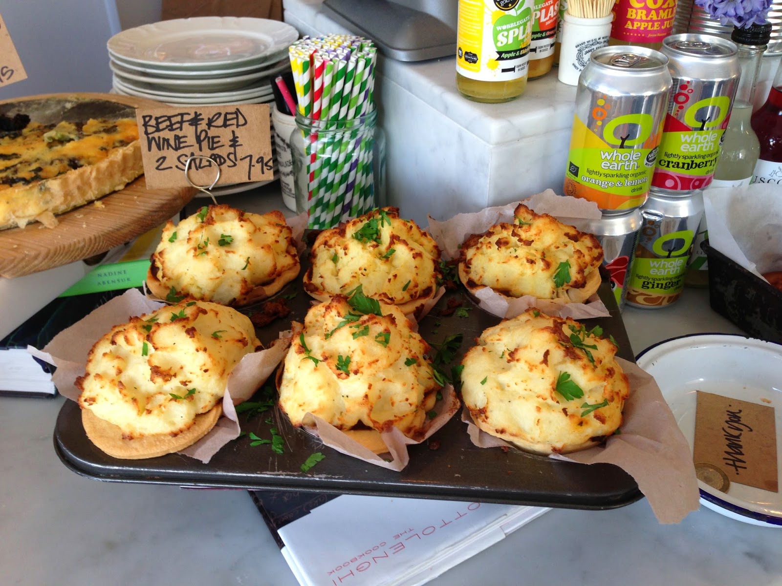 Review Cafe Marmalade, Brighton Rosie Posie's Puddings & Pies