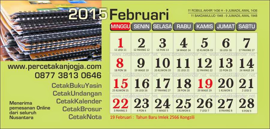 kalender duduk murah