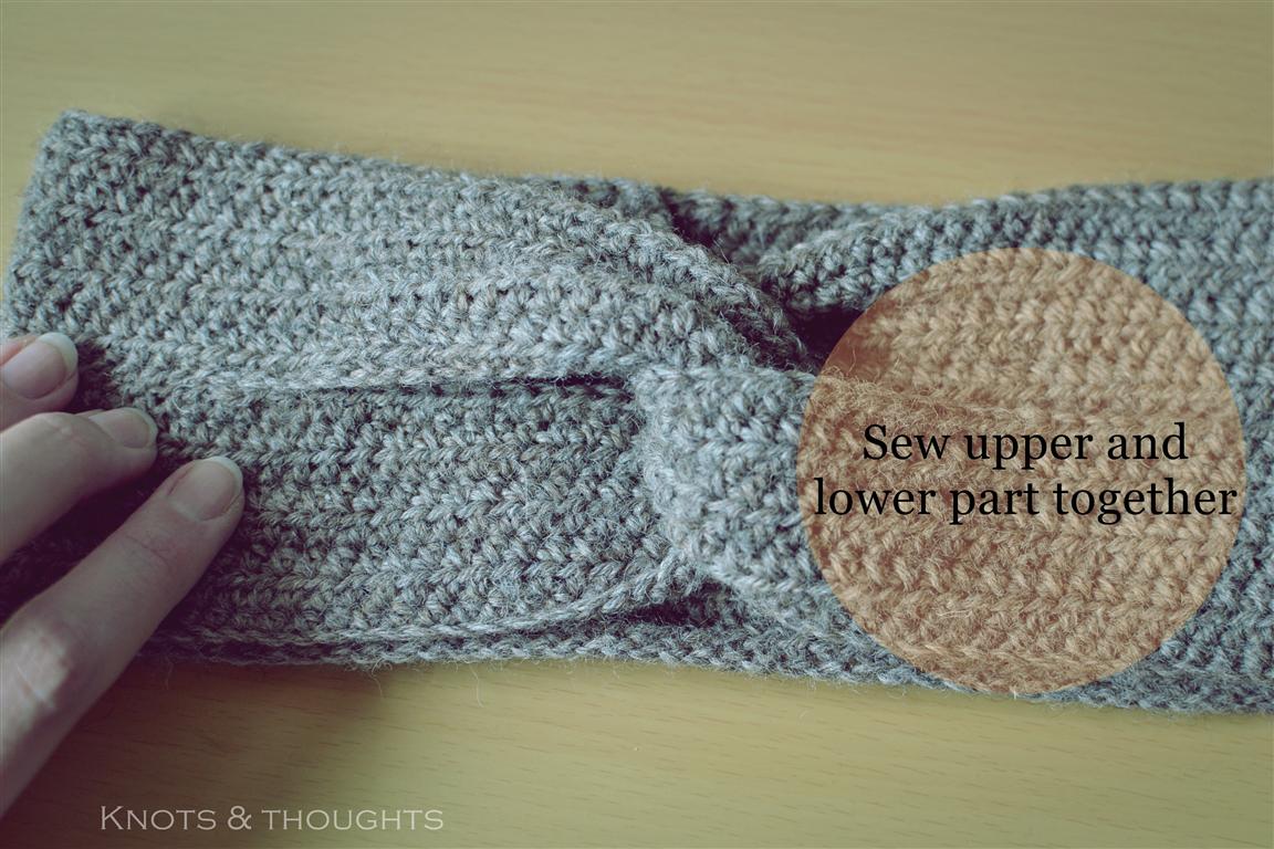 Knots and Thoughts: Crochet turban headband - FREE PATTERN
