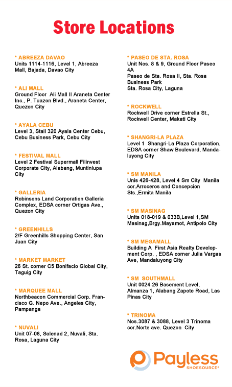 all payless locations