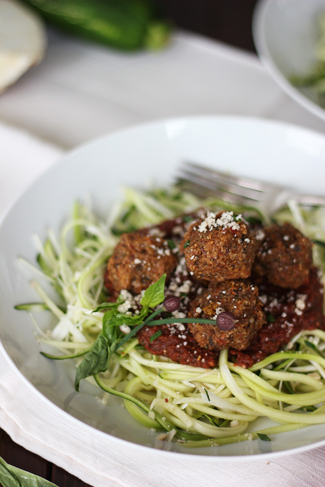 Spaghetti & Veggie Balls Wholehearted Eats