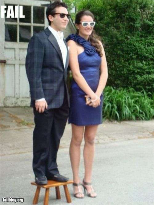 Epic Fail – When You Have A Taller Girlfriend!