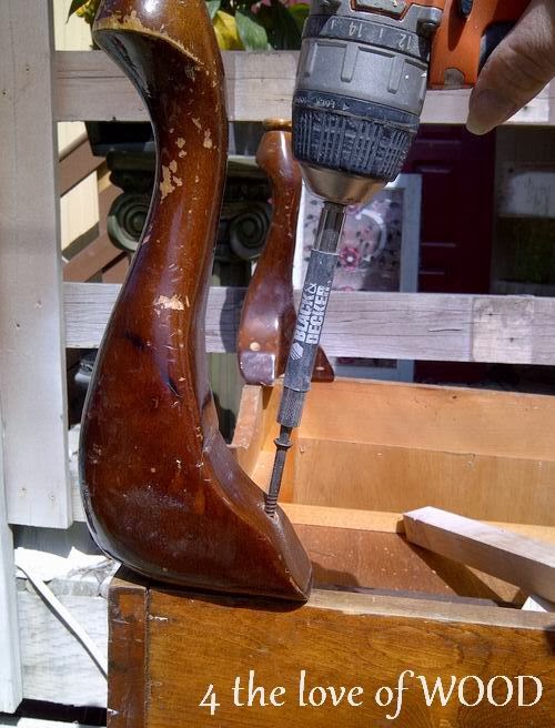 4 the love of wood HOW TO ADD LEGS to nightstands