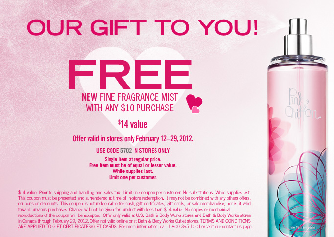 Fragrance coupons