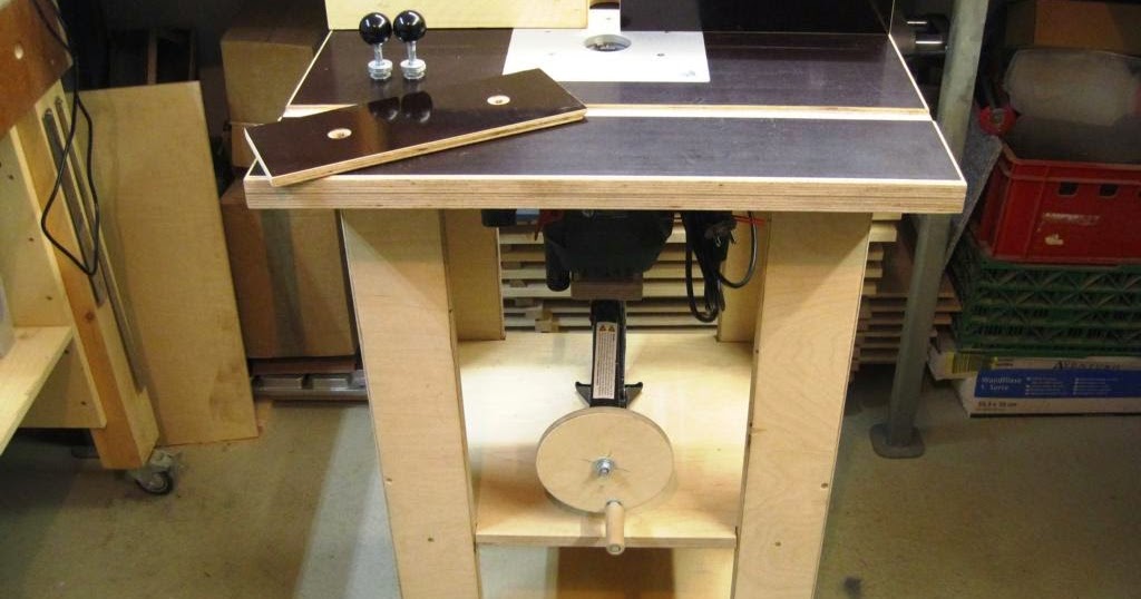 Basti´s Holzpage: Tischfräse Eigenbau