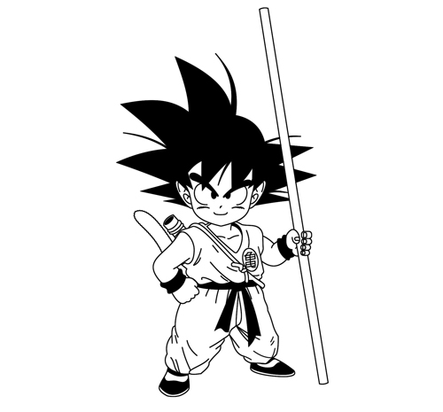 Aprendendo A Desenhar: Como desenhar o Goku, Criança da saga DBZ
