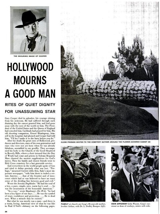 Hommage de Life après la mort de Gary Cooper (mai 1961) Life+1961+mort+cooper+1