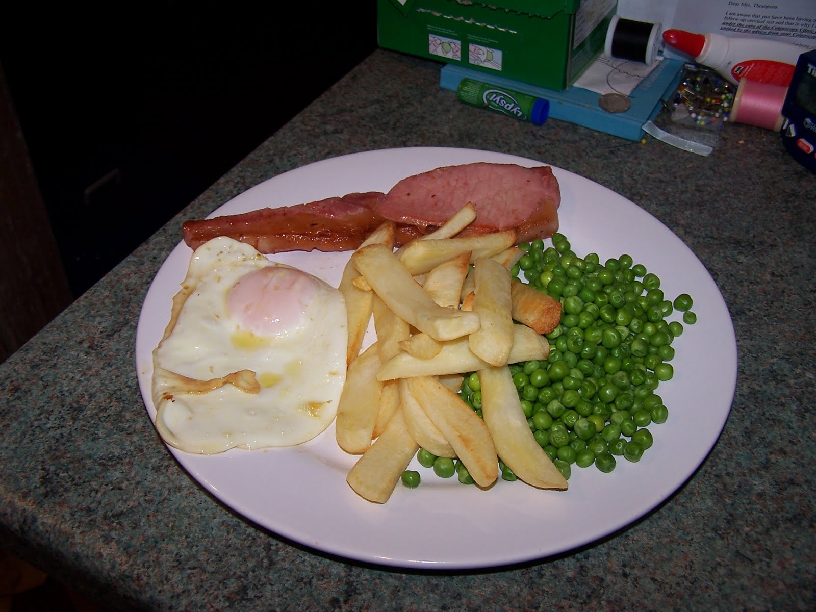 Kitchenwitch Cookery Grilled Bacon Chops and Chips