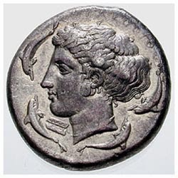 Δελφίνια...  A+Ancient+dolphin+Greek+coin%25281%2529