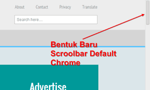 Ada Yang Baru Dengan Scrollbar Default Google Chrome Scrollbar Default Google Chrome