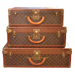 Set of Three Vintage Louis Vitton Suitcases