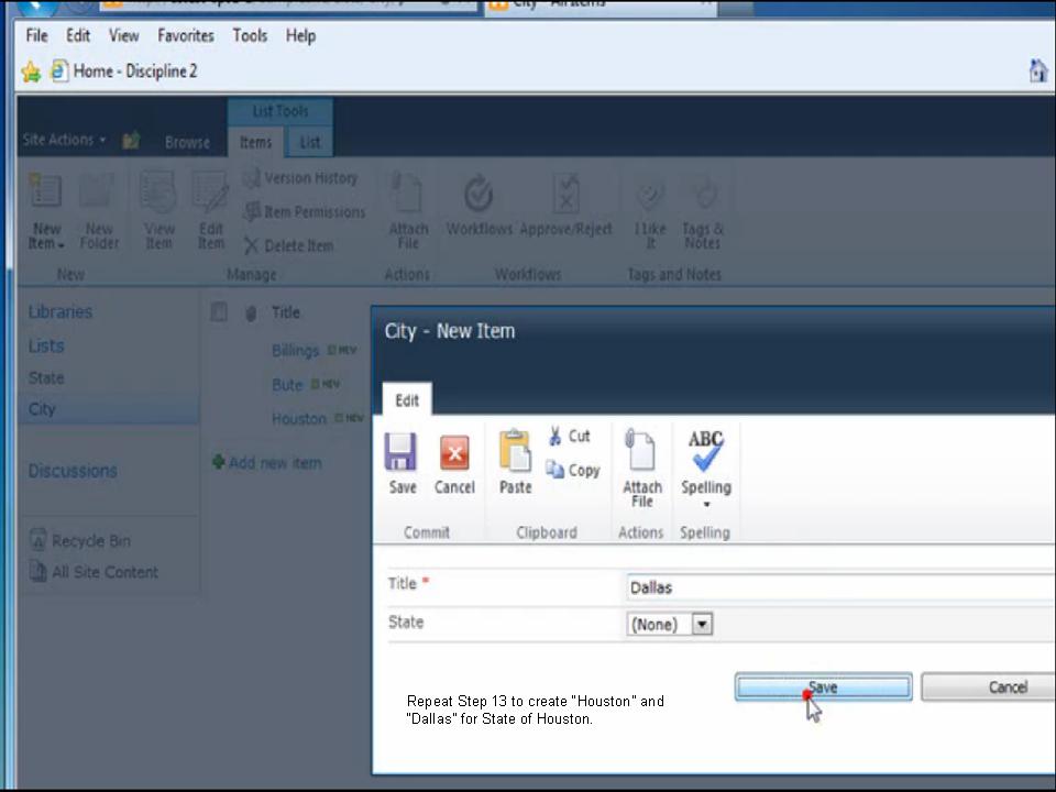 How to create drop down menu in Sharepoint 2010 Creating a cascading