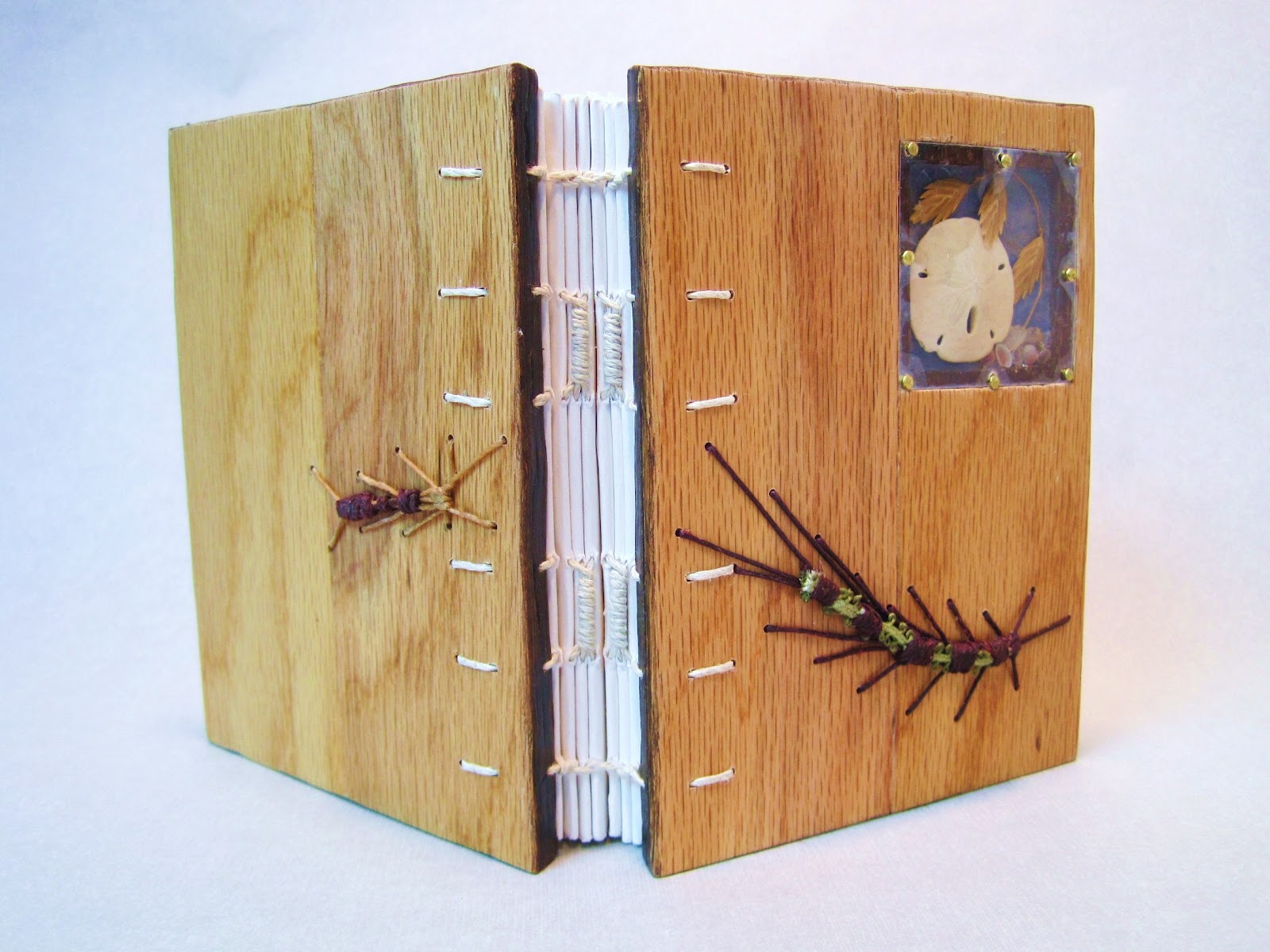 wood book cover