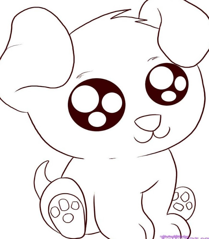 Cute Cartoon Animal Coloring Pages title=
