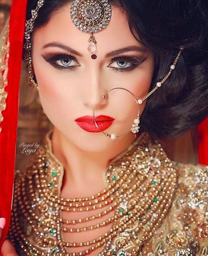 new bridal jhumka and nose ring 2015 Utho Jago Pakistan