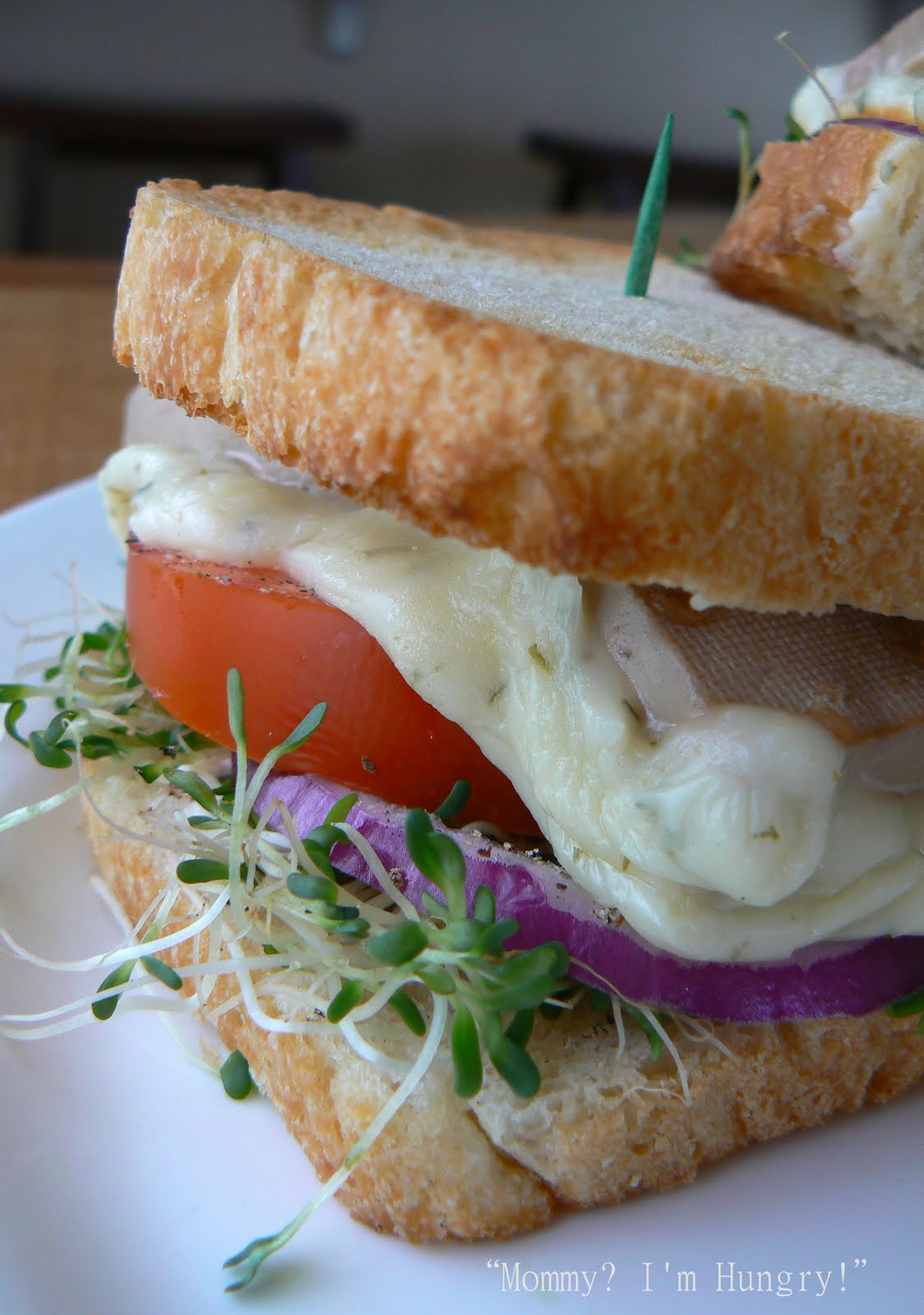 MIH Recipe Blog Tofu and Veggie Melt Sandwich