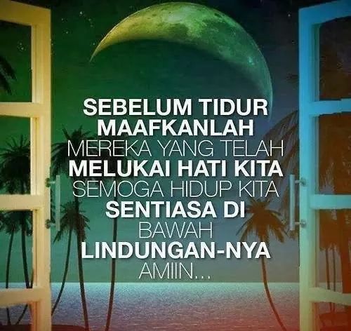 Memaafkan Sebelum Tidur Suria Amanda