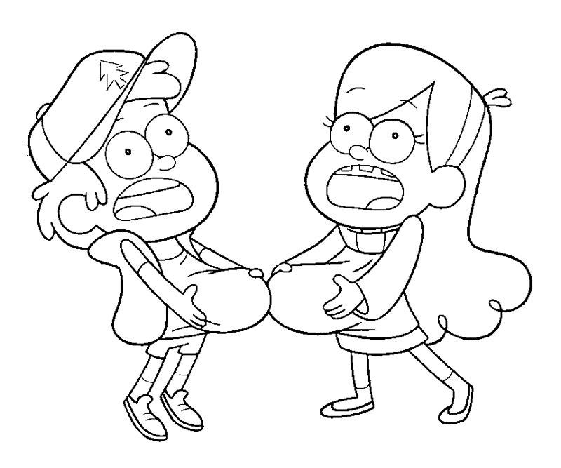 9 Mabel Pines Coloring Page