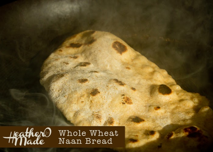 Heather O Made Whole Wheat Naan Bread