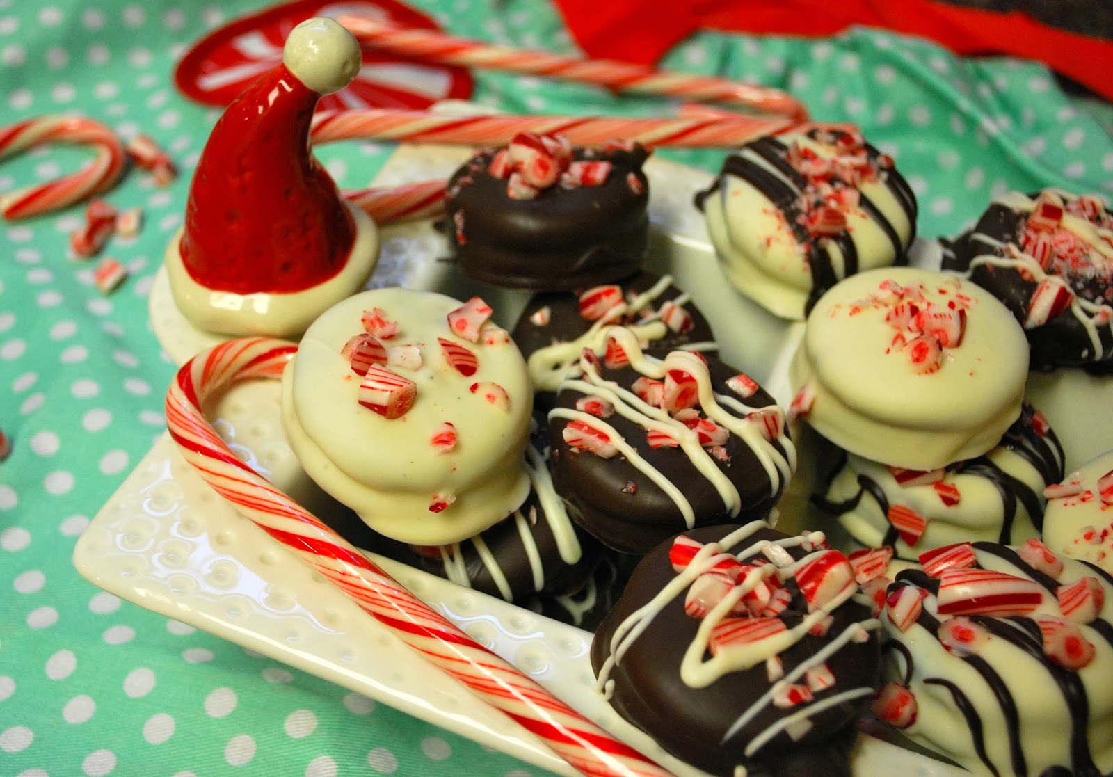 ChocolateDipped Candy Cane Oreos Bevy Richmond