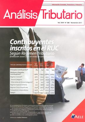 ANÁLISIS TRIBUTARIO NOVIEMBRE 2011