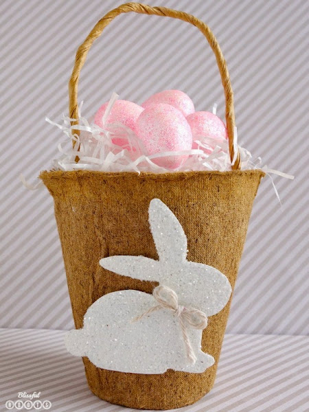 Mini Peat Pot Easter Baskets from Blissful Roots