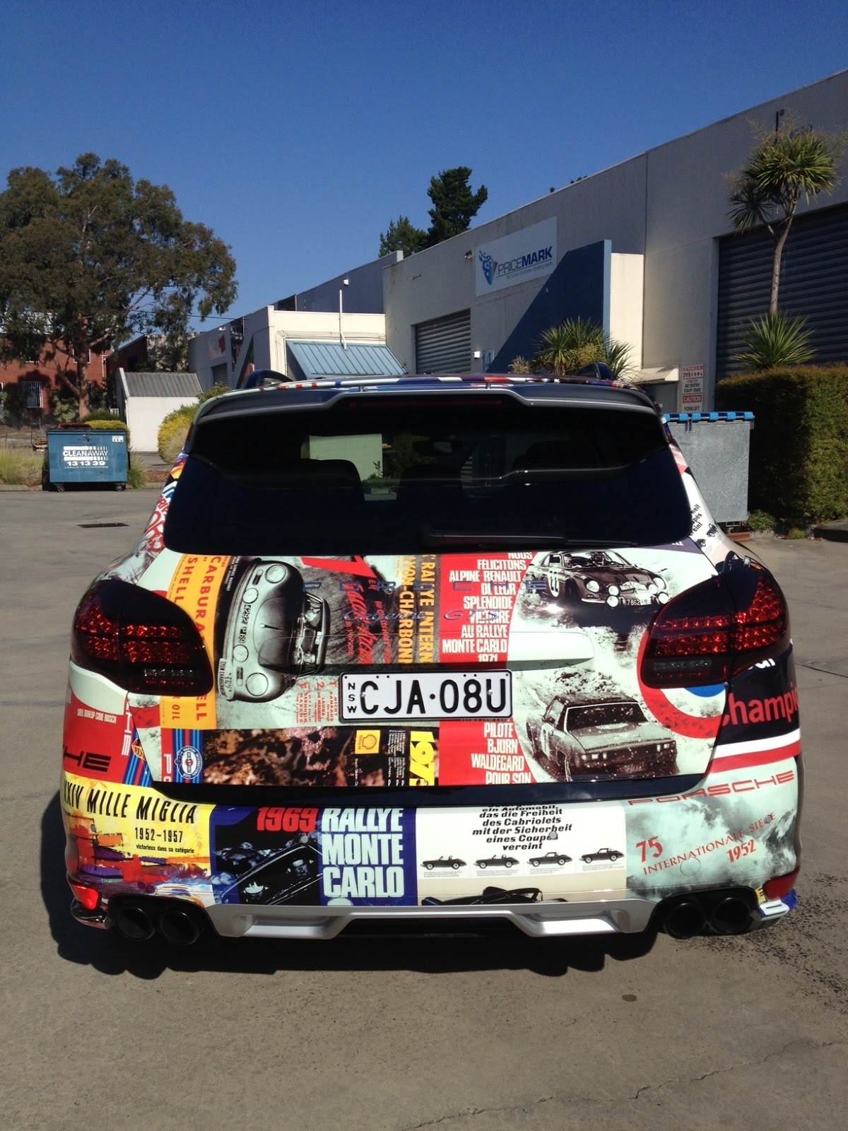 Porsche Cayenne GTS wrap MSC Signs