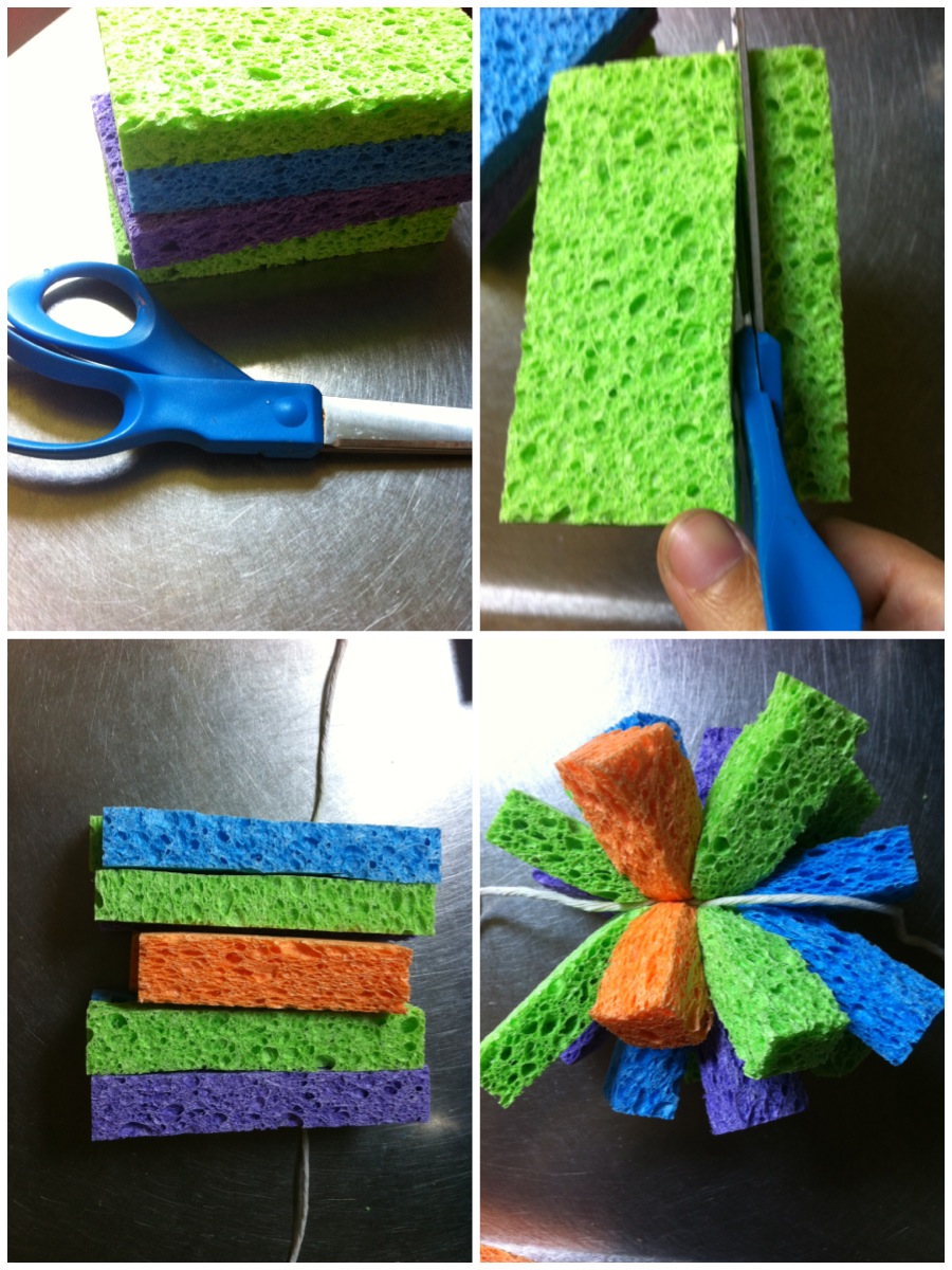 A Childhood List 123) DIY Sponge Balls