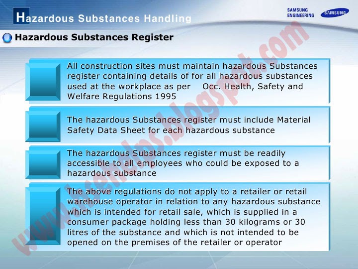 HSE Professionals Hazardous Substances Handling