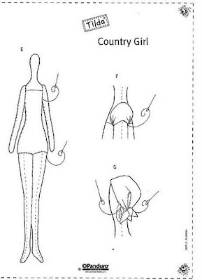 moldes bonecas Tildas - PAP (DIY)