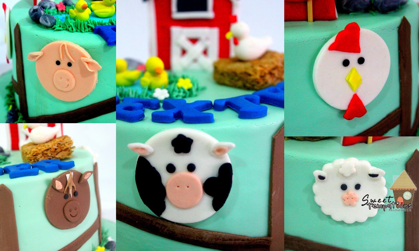 Sweet Temptations Homemade Cakes & Pastry: Farm Animal Cake