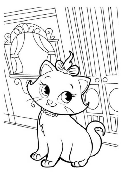 De marie la gatita para colorear - Imagui