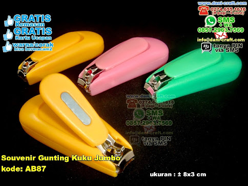 Souvenir Gunting Kuku Jumbo Alumunium