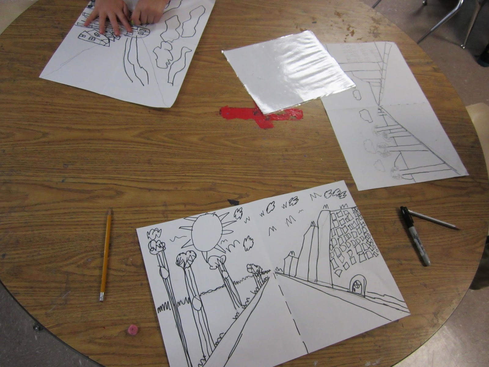 ChumleyScobey Art Room: One-Point Perspective Drawings