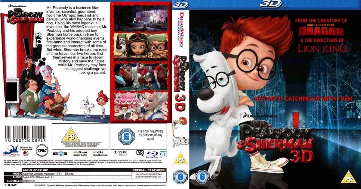  As Aventuras de Peabody e Sherman - Blu-Ray 3D + Blu-Ray :  Everything Else