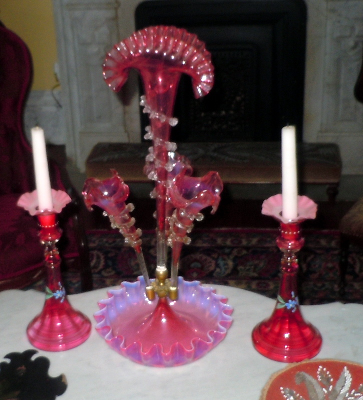 My Old Historic House Victorian Epergne Pronounced Epurn.