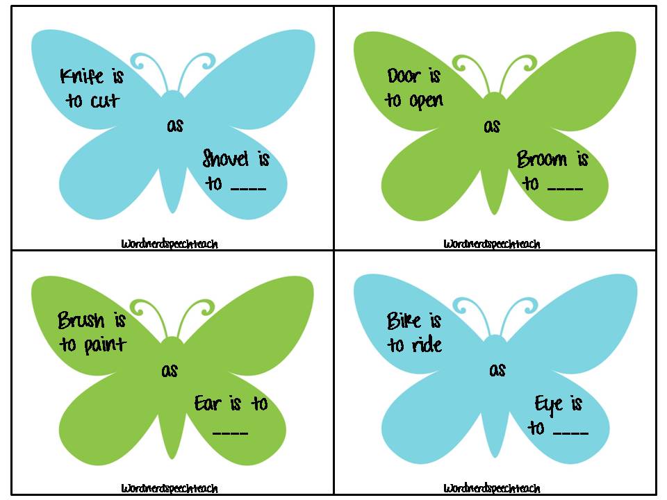 Word Nerd Speech Teach All Things Butterflies!