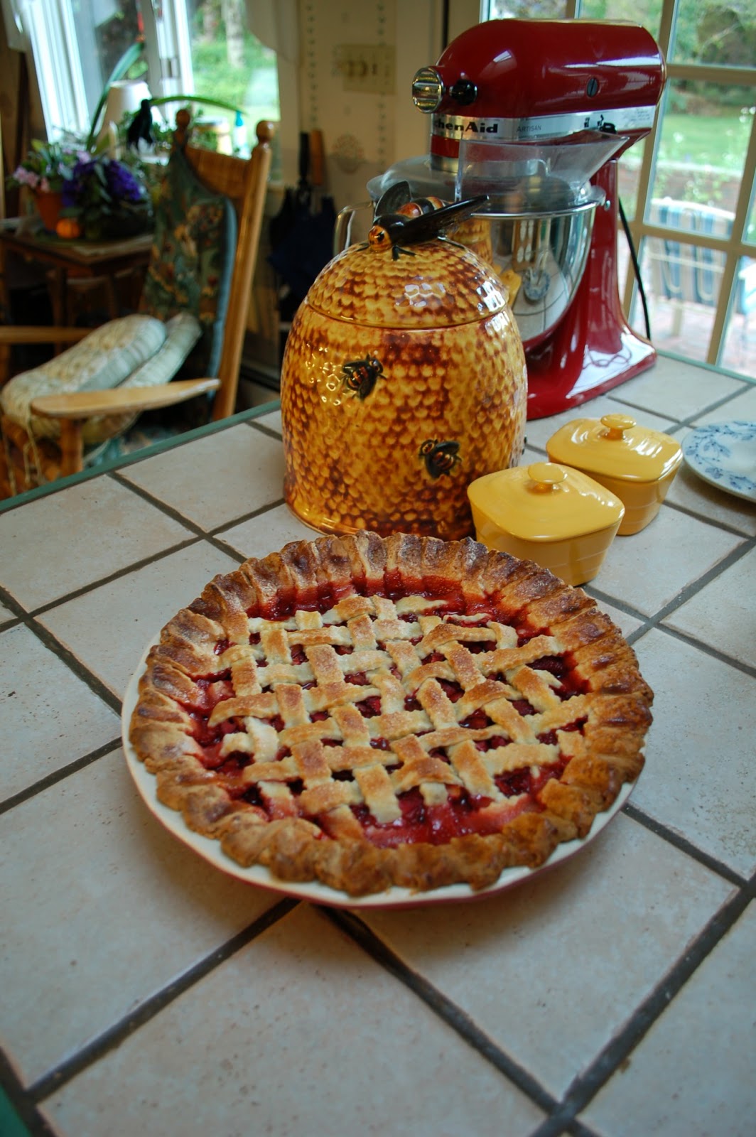 The Spice Garden Strawberry Moon and a Strawberry Pie