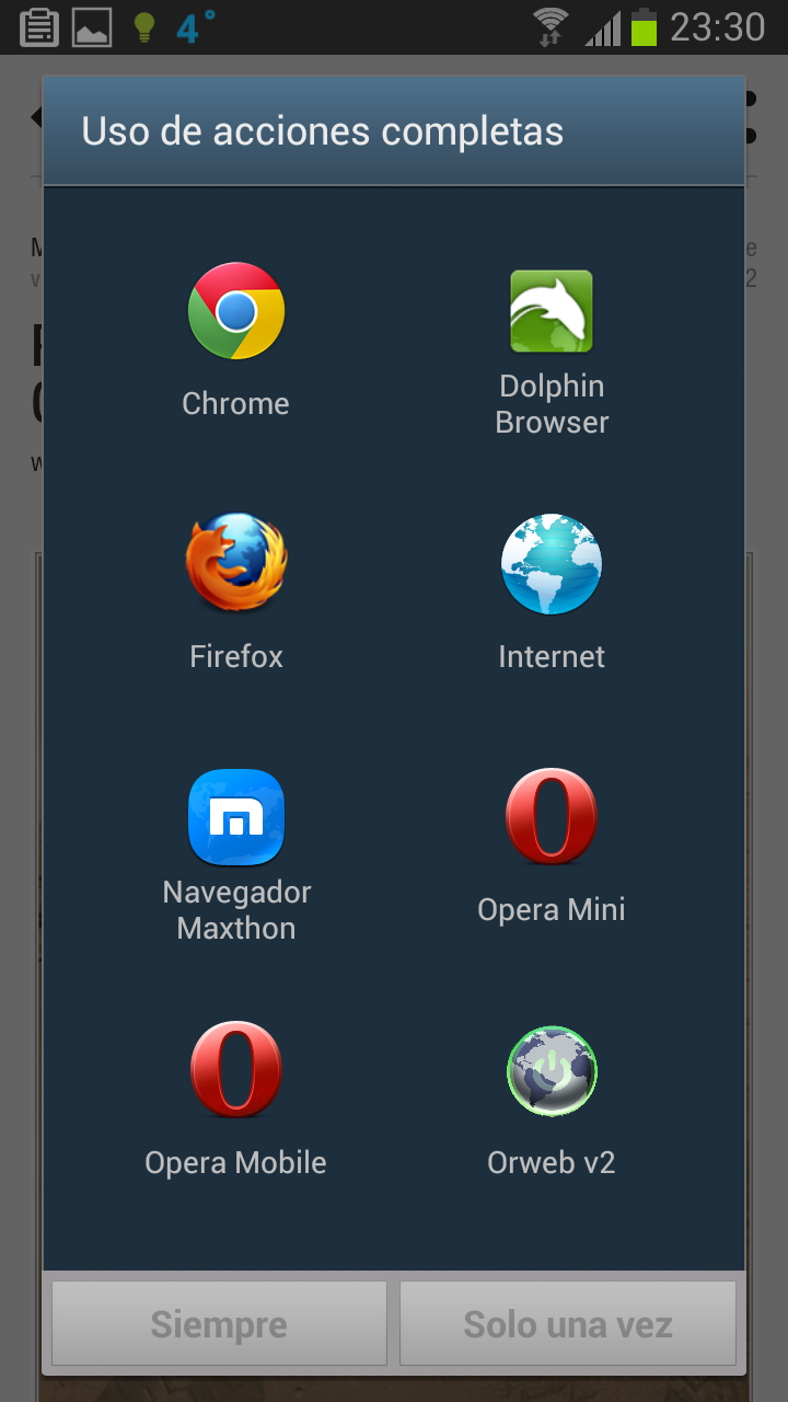 Android: ¿Que navegador usas?