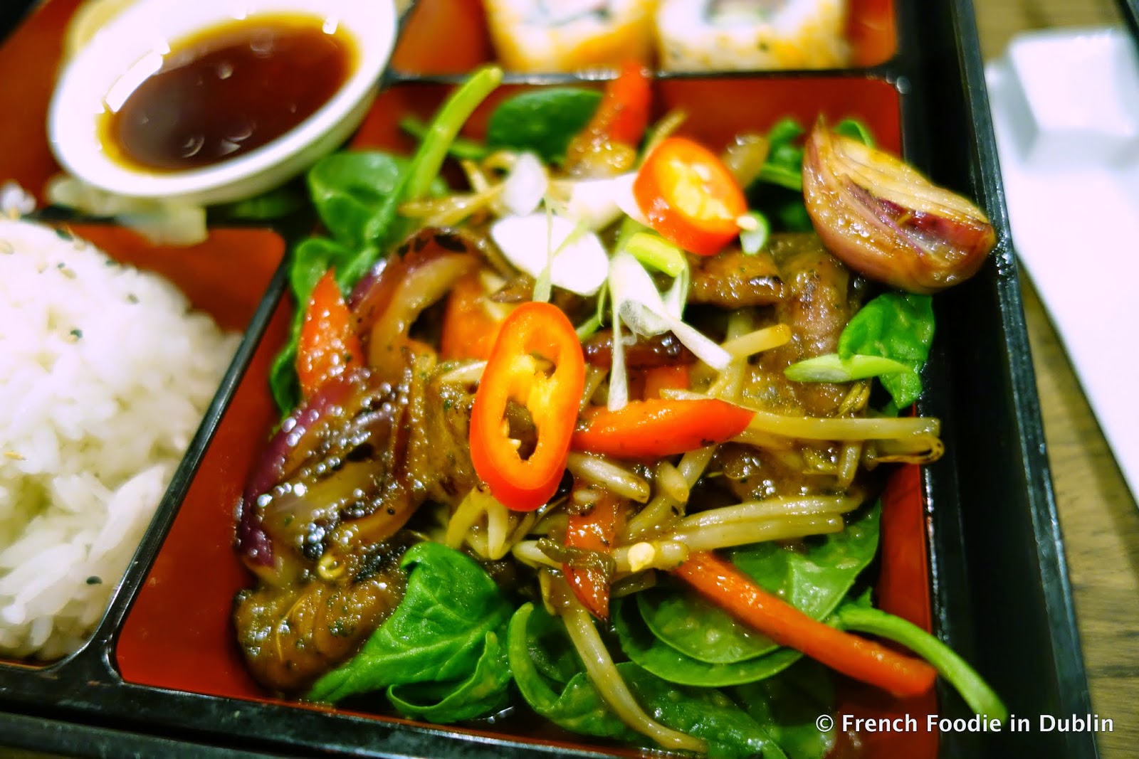 Bento Lunch Box at Zakura, Wexford Street, Dublin 2 French Foodie in