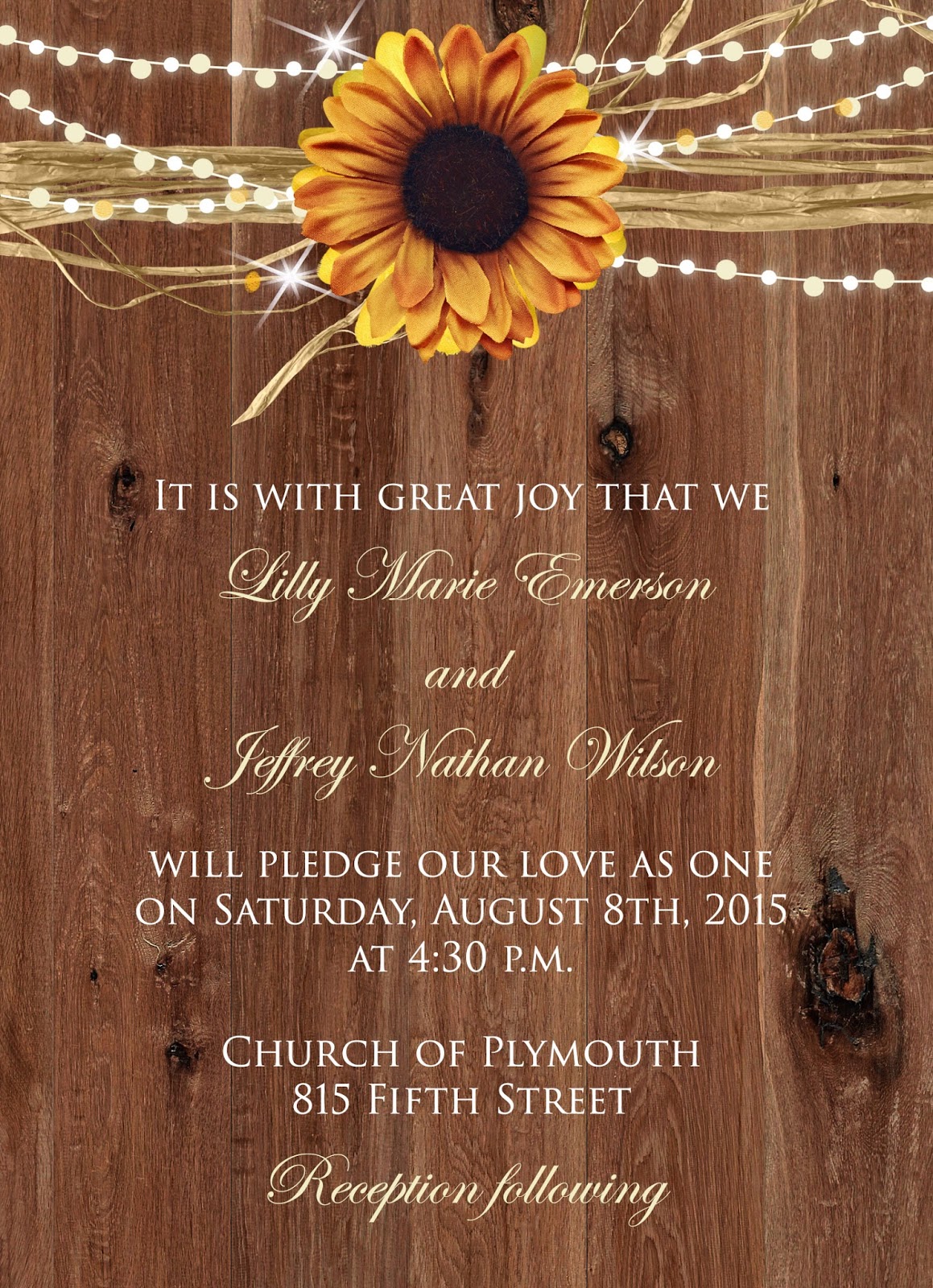 sugar and spice invitations sunflower wedding invitations fun christmas invites