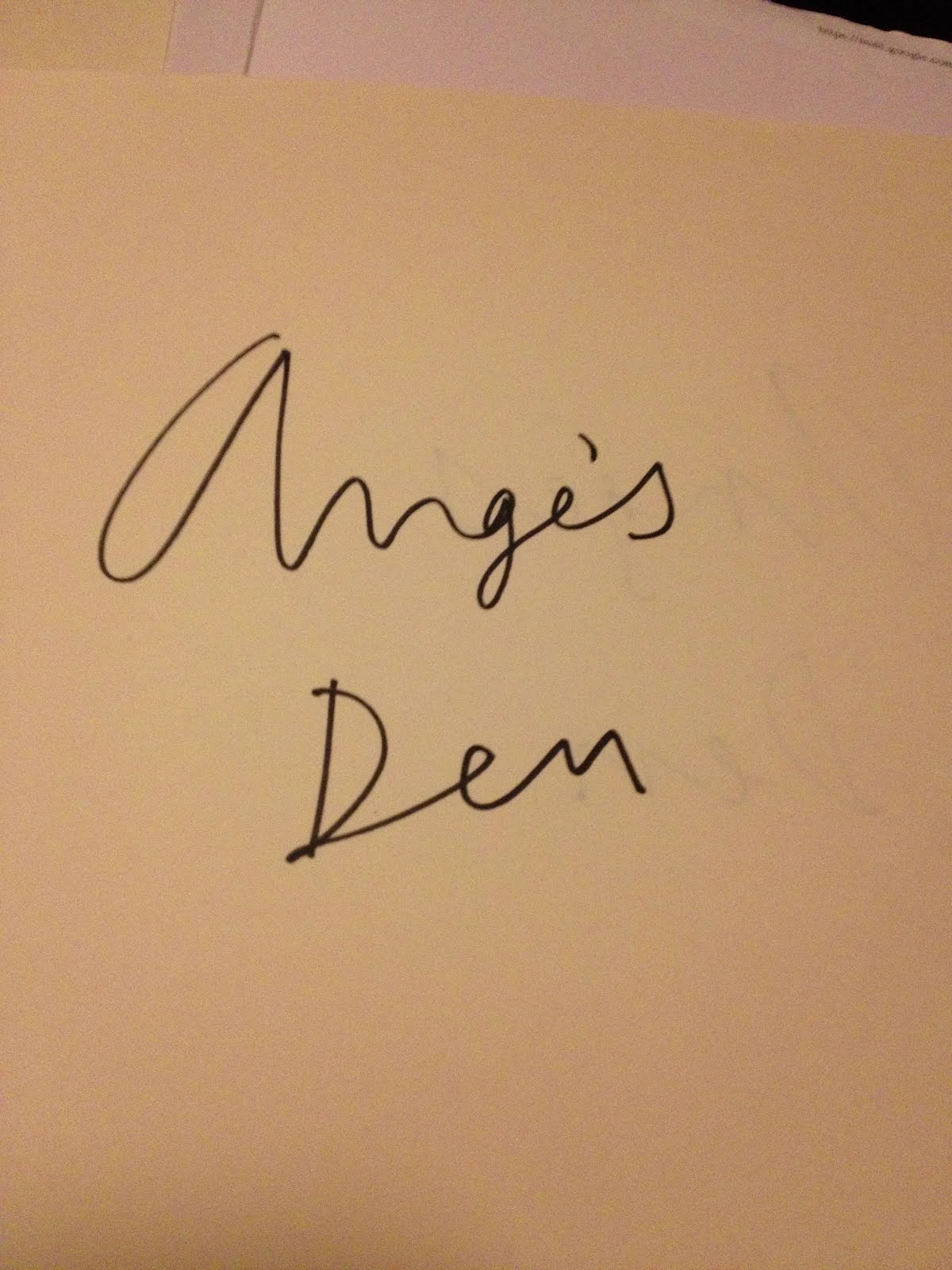 ANGE'S DEN