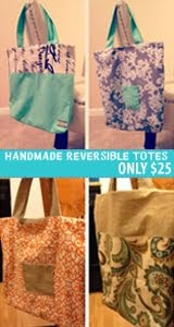 Reversible Totes - $25