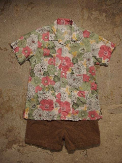 FWK by Engineered Garments Chauncey Shirt in Green/Pink Floral Print Spring/Summer 2015 SUNRISE MARKET