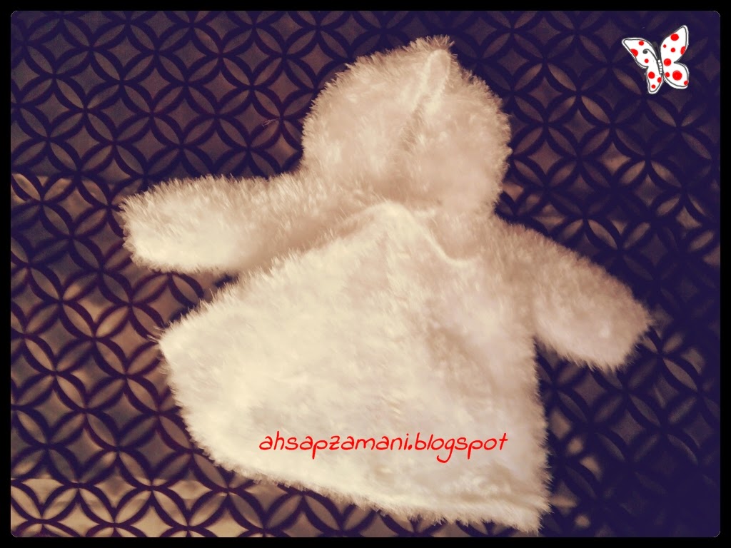 Ahşap Zamanı KİRPİ YÜNDEN KAPŞONLU BEBEK CEKETİ