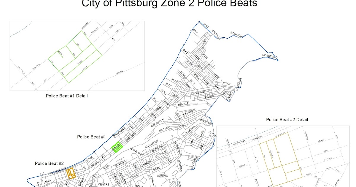 GIS Projects Digitizing Police Beats